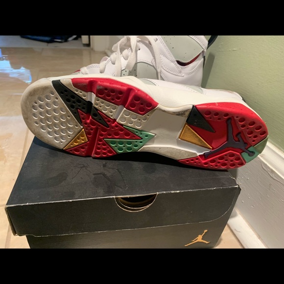 SOLD ! Jordan hare 7 2015 worn 3 times - Picture 4 of 6